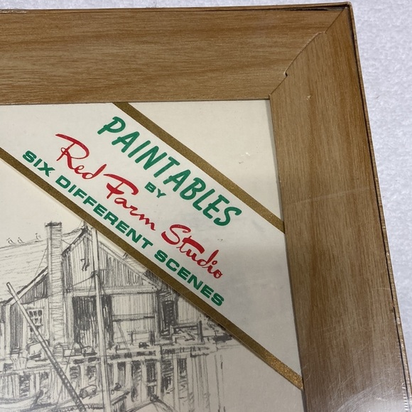 NWT vintage nautical boats paintables by red farm studio six different scenes - Picture 3 of 10